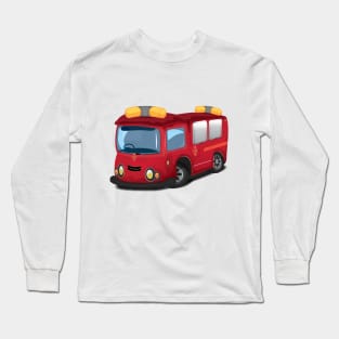 Fire Engine Long Sleeve T-Shirt